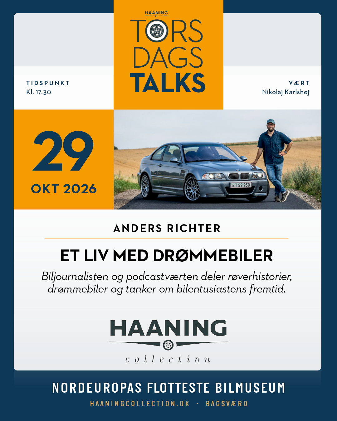 Torsdags Talks: Anders Richter — Et liv med drømmebiler