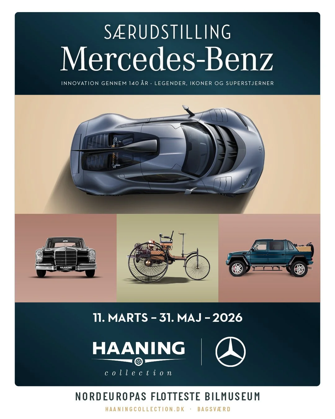 Særudstilling: Mercedes-Benz — innovation gennem 140 år