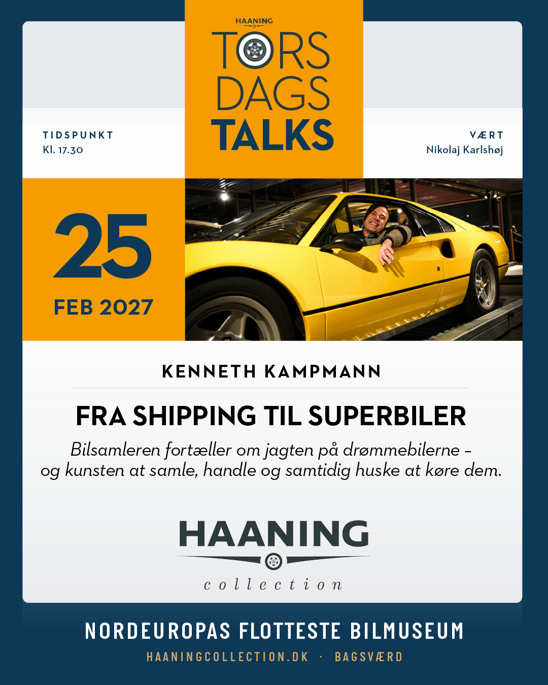 Torsdags Talks: Kenneth Kampmann — Fra shipping til superbiler